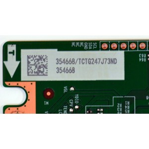 T-CON ORIGINAL PARA TV HISENSE / NUMERO DE PARTE 354668 / RSAG7.820.13799/ROH / TCTG247J73ND / PANEL JHD550H1U62-T0LA / DISPLAY PT550GT08-1 VER.1.0 /  BOARD PT550GT08-1-XL-1 / PT550GT08-1-XR-1 / MODELO 55R6030N