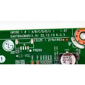 MAIN ORIGINAL PARA TV LG 4K UHD SMART TV / NUMERO DE PARTE EBT67669302 / EAX70043605 / EAX70043605(1.0) / 67669302 / PANEL NC650TQG-VCKHA / DISPLAY ST6451D06-2 VER.2.1 / MODELO 65UR8000AUA / 65UR8000AUA.BUSCLKR