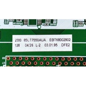 MAIN ORIGINAL PARA TV LG 4K UHD HDR SMART TV / NUMERO DE PARTE EBT68002902 / EAX70043606 / EAX70043606(1.3) / 68002902 / PANEL NC650TQG-VCKHA / ST6451D06-2 VER.2.1 / MODELO 65UT7550AUA / 65UT7550AUA.BUSCLKR