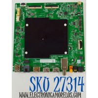 MAIN ORIGINAL PARA TV TCL QLED 4K UHD HDR GOOGLE TV /NUMERO DE PARTE 30800-001208 / 40-R75PT4-MAA2HG / 11602-501014 / R75PT4 / 30801-001204 / V8-R75PT01-LF / PANEL LVU750NDJL / DISPLAY ST7461D03-2 VER.2.3 / BOARD CSU07-XRL-1 / CSU07-XRR-1 / MODELO 75Q691G