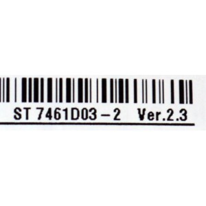 MAIN ORIGINAL PARA TV TCL QLED 4K UHD HDR GOOGLE TV /NUMERO DE PARTE 30800-001208 / 40-R75PT4-MAA2HG / 11602-501014 / R75PT4 / 30801-001204 / V8-R75PT01-LF / PANEL LVU750NDJL / DISPLAY ST7461D03-2 VER.2.3 / BOARD CSU07-XRL-1 / CSU07-XRR-1 / MODELO 75Q691G