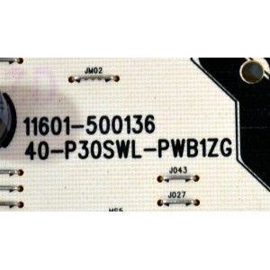 FUENTE DE PODER ORIGINAL PARA TV TCL / NUMERO DE PARTE 30805-000444 / 11601-500136 / 40-P30SWL-PWB1ZG / 20372457 / 20240521 / PANEL LVU750NDJL / DISPLAY ST7461D03-2 VER.2.3 / BOARD CSU07-XRL-1 / CSU07-XRR-1 / CSU07-XLL-1 / CSU07-XLR-1 / MODELO 75Q691G