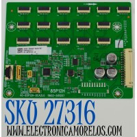 LED DRIVER ORIGINAL PARA TV TCL / NUMERO DE PARTE 30835-000209 / 40-85P12H-DCA2LG / 11602-501057 / V8-M75P12H-LC / VDF2460510 / PANEL LVU750NDJL / DISPLAY ST7461D03-2 VER.2.3 / BOARD CSU07-XRL-1 / CSU07-XRR-1 / CSU07-XLL-1 / CSU07-XLR-1 / MODELO 75Q691G