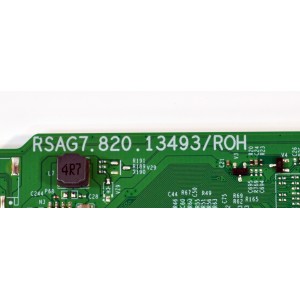 MAIN ORIGINAL PARA TV HISENSE QLED 4K UHD HDR GOOGLE TV / NUMERO DE PARTE 402518 / RSAG7.820.13493/ROH / 65A51HUA(0039) / 402517 / N240986 / PANEL HD650H1U74-T0L7B6 / DISPLAY HV650QUB-E75 REV.2.0 / MODELO 65QD7N