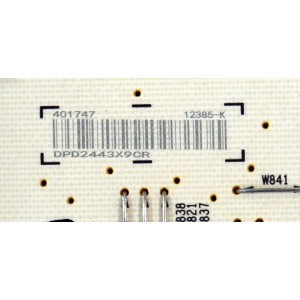 FUENTE DE PODER ORIGINAL PARA TV HISENSE / NUMERO DE PARTE 401747 / RSAG7.820.12385/ROH / CQC13134095636 / 12385-K / HDCEM1 / PANEL HD650H1U74-T0L7B6 / DISPLAY HV650QUB-E75 REV.2.0 / MODELO 65QD7N