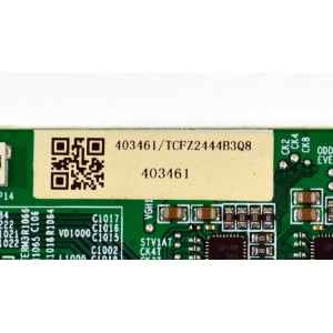 T-CON ORIGINAL PARA TV HISENSE / NUMERO DE PARTE 403461 / RSAG7.820.12847/ROH / H41804PNS48A1 / RSAG7.820.12847/ROH VER.D / TCFZ2444B3Q8 / PANEL HD650H1U74-T0L7B6 / DISPLAY HV650QUB-E75 REV.2.0 / MODELO 65QD7N