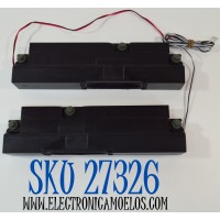 KIT DE BOCINAS PARA TV VIZIO 2 PIEZAS / NUMERO DE PARTE VT 1020570 / B436 / B436-BA001 / 6Ω / 10W / MODELO V4K86C-0804