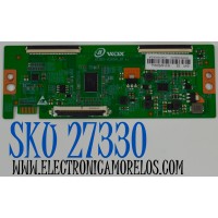 T-CON ORIGINAL PARA TV VIZIO / NUMERO DE PARTE 8T03D30512AUX / DCBDI-A260H_01 / T550QVN10.B / 24040501402640 / PANEL TPT550WR-QVN10.U / DISPLAY T550QVN10.B / MODELO V4K55C-0801 / V4K55C-0801 LTCWV2JA