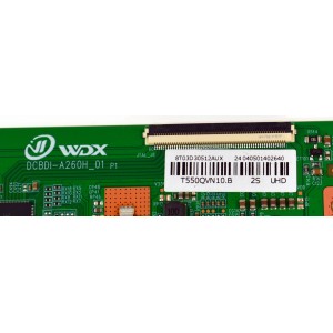 T-CON ORIGINAL PARA TV VIZIO / NUMERO DE PARTE 8T03D30512AUX / DCBDI-A260H_01 / T550QVN10.B / 24040501402640 / PANEL TPT550WR-QVN10.U / DISPLAY T550QVN10.B / MODELO V4K55C-0801 / V4K55C-0801 LTCWV2JA