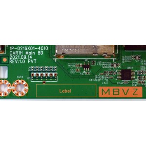 MAIN ORIGINAL PARA TV VIZIO 4K UHD HDR SMARTCAST / NUMERO DE PARTE 0175CAR1I100 / 1P-0216X01-4010 / MBVZ / 0175CAR1I100 840 / DISPLAY JR745R3HA2Y / MODELO V755M-K03 / V755M-K03 LFTVN2LY