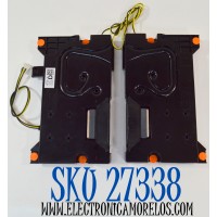 KIT DE BOCINAS ORIGINAL PARA TV SAMSUNG 2 PIEZAS / NUMERO DE PARTE BN96-58392D / BN63-21116X001 / BN63-21115X001 / BN63-21114X001 / BN63-21113X001 / 65DU7000 / 6Ω / 10W / C14H17SV31 / MODELO UN85DU7200BXZA / UN85DU7200BXZA DB03