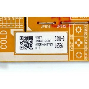 FUENTE DE PODER ORIGINAL PARA TV SAMSUNG / NUMERO DE PARTE BN44-01268E / L65S6_DVD / BN4401268E / PANEL CY-BD065HGSV5H / DISPLAY JR645R3HD1K / BN96-59390A / MODELO UN65DU7200BXZA / UN65DU7200BXZA UG06