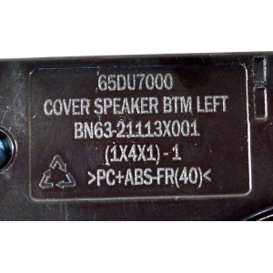 KIT DE BOCINAS ORIGINAL PARA TV SAMSUNG 2 PIEZAS / NUMERO DE PARTE BN96-58392A / BN63-21116X001 / BN63-21115X001 / BN63-21114X001 / BN63-21113X001 / 65DU7000 / 6Ω / 10W / C14G04SV31 / MODELO UN65DU7200BXZA / UN65DU7200BXZA UG06