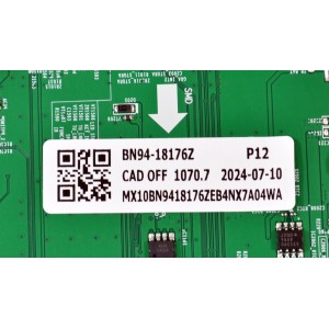 MAIN ORIGINAL PARA TV SAMSUNG 4K UHD HDR / NUMERO DE PARTE BN94-18176Z / BN41-03158A / BN97-20769A / BN96-57321C / BN96-52592A / PANEL CY-NC085HGHV2H / DISPLAY ST8461D01-2 V2.1 / BOARD ST8461D01-1-XL-3 / ST8461D01-1-XR-3 / MODELO UN85DU7200BXZA XC02