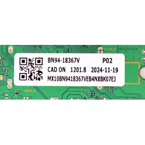 MAIN ORIGINAL PARA TV SAMSUNG NEO QLED 4K UHD HDR SMART TV  / NUMERO DE PARTE BN94-18367V / BN41-03215A / BN41-03215 / K058C-H02A / BN9418367V / PANEL CY-TD085FMAV2H / DISPLAY T850QVN04.3 / BN96-58275A / MODELO QN85QN85DDFXZA / QN85QN85DDFXZA AA01
