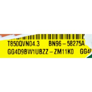 MAIN ORIGINAL PARA TV SAMSUNG NEO QLED 4K UHD HDR SMART TV  / NUMERO DE PARTE BN94-18367V / BN41-03215A / BN41-03215 / K058C-H02A / BN9418367V / PANEL CY-TD085FMAV2H / DISPLAY T850QVN04.3 / BN96-58275A / MODELO QN85QN85DDFXZA / QN85QN85DDFXZA AA01