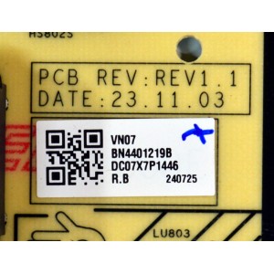 FUENTE DE PODER ORIGINAL PARA TV SAMSUNG / NUMERO DE PARTE BN44-01219B / L85SA80NA_DDY / BN4401219B / PANEL CY-TD085FMAV2H / DISPLAY T850QVN04.3 / BN96-58275A / MODELO QN85QN85DDFXZA / QN85QN85DDFXZA AA01