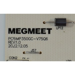 FUENTE DE PODER ORIGINAL PARA TV VIZIO / NUMERO DE PARTE 60101-05071A / MP350GC-75Q6 / MP350GC-V75Q6 / 60101-05071A0MMS / 24030138242101520 / PANEL BOEI750WQ1 / DISPLAY HV750QUB-F92 / MODELO M75Q6X-L4 / M75Q6X-L4 LBSFV9GA