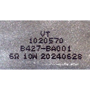 KIT DE BOCINAS ORIGINAL PARA TV VIZIO 2 PIEZAS / NUMERO DE PARTE 1020570 / VT 1020570 / B427-BA001 / 6Ω / 10W / MODELO M75Q6X-L4 / M75Q6X-L4 LBSFV9GA