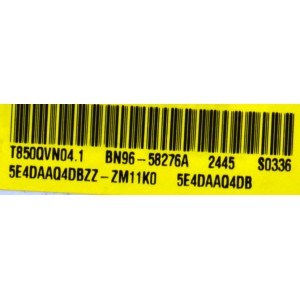 MAIN ORIGINAL PARA TV SAMSUNG 4K UHD HDR / NUMERO DE PARTE BN96-60522A / BN41-03231A / BN41-03231 / BN9660522A / PANEL CY-BD085HGAV2H / DISPLAY T850QVN04.1 / BOARD 85ST14.S18-XR / 85T14.S0P-XC / 85T14.SOP-XC / 85T14S19-XL / MODELO UN85DU7200BXZA AB01