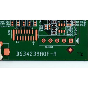 T-CON ORIGINAL PARA TV LG / NUMERO DE PARTE 34291100DM2A / ST9751D01-4-C-1 / D634239A0F-A / 34291100DM2A11 / PANEL LVU980C0DAN / DISPLAY ST9751D01-4 VER.2.2 / MODELO 98UT9000PUA.CUSCKH