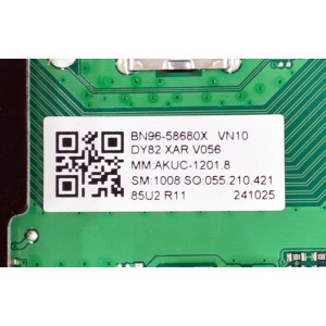 MAIN ORIGINAL PARA TV SAMSUNG 4K UHD HDR / NUMERO DE PARTE BN96-58680X / BN41-03231A / BN41-03231 / BN9658680X / PANEL CY-BD085HGCV2H / DISPLAY PT850GT01-1 VER.1.0 / BOARD PT850GT01-1-XL-3 / PT850GT01-1-XM-3 / PT850GT01-1-XR-3 / MODELO UN85DU7200BXZA XC02