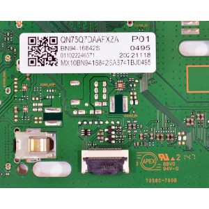 MAIN ORIGINAL PARA TV SAMSUNG / NUMERO DE PARTE BN94-16842S / DFVC2147 / BN41-02855A-000 / BN97-18193A / T058C-780B / BN9416842S / PANEL CY-QA075FGHV7H / DISPLAY ST7461D02-M VER.2.1 / BOARD ST7461D02-6-XL-1 / ST7461D02-6-XM-1 / MODELO QN75Q7DAAFXZA