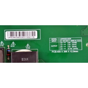 FUENTE DE PODER ORIGINAL PARA TV LG / NUMERO DE PARTE EAY65905503 / 3PCR03245A / LGP83G2-22OP / 65905503 / PANEL LE830AQG (LQ)(B1) / MODELO OLED83G3PUA / OLED83G3PUA.BUSYLJR