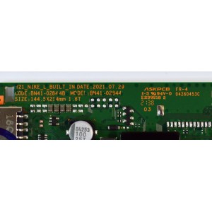 MAIN ORIGINAL PARA TV SAMSUNG 4K UHD HDR / NUMERO DE PARTE BN96-16986N / BN41-02844B / DZFH2138/ BN41-02844B-000 / BN9616986N / BN97-18535B / BN96-52843A / BN96-52583A / PANEL CY-QA085HGAV6H / DISPLAY T850QVN03.H / BN96-53882A / MODELO UN85DU7200DXZA AB01