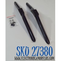 KIT DE BASES ORIGINAL NUEVAS PARA TV LG 2 PIEZAS / NUMERO DE PARTE 80302-05253 / 81302-052012416BU003443 / 81302-052012416BU003403 / MODELO 65UT7570PUB / 65UT7570PUB.CUSFBH