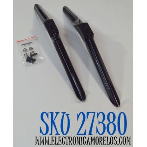 KIT DE BASES ORIGINAL NUEVAS PARA TV LG 2 PIEZAS / NUMERO DE PARTE 80302-05253 / 81302-052012416BU003443 / 81302-052012416BU003403 / MODELO 65UT7570PUB / 65UT7570PUB.CUSFBH / 65UT73 / 65UT75 / 55UT75 / 50UT75
