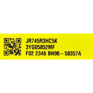 MAIN ORIGINAL PARA TV SAMSUNG 4K UHD HDR / NUMERO DE PARTE BN96-58678A / BN41-03231A / BN41-03231 / KANT_SU2E_DU7000 / BN9658678A / BN96-58586A / BN96-58294A / PANEL CY-BD075HGSV2H / DISPLAY JR745R3HC5K / BN96-58357A / MODELO UN75DU7200DXZA UB01
