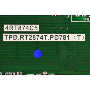 MAIN FUENTE COMBO ORIGINAL PARA TV LG 4K UHD HDR SMART TV / NUMERO DE PARTE 21201-04294 / ART874C5 / TPD.RT2874T.PD781 (T) / 1000255157 / UT73-LG65/US / S11100025515702825 / PANEL BOE650WQ1BF7D / DISPLAY HV650QUB-F7D / MODELO 65UT7570PUB.CUSFBH
