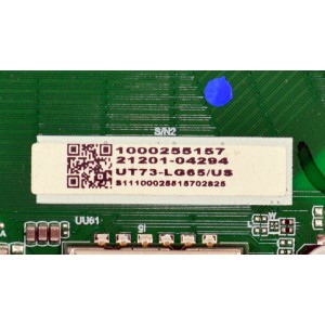 MAIN FUENTE COMBO ORIGINAL PARA TV LG 4K UHD HDR SMART TV / NUMERO DE PARTE 21201-04294 / ART874C5 / TPD.RT2874T.PD781 (T) / 1000255157 / UT73-LG65/US / S11100025515702825 / PANEL BOE650WQ1BF7D / DISPLAY HV650QUB-F7D / MODELO 65UT7570PUB.CUSFBH
