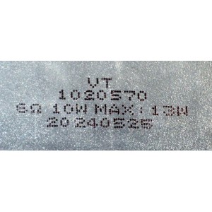 KIT DE BOCINAS ORIGINAL PARA TV LG 2 PIEZAS / NUMERO DE PARTE 1020570 / VT 1020570 / B426 / 6Ω / 10W / MODELO 65UT7570PUB / 65UT7570PUB.CUSFBH