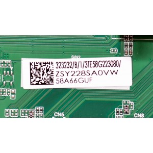 MAIN ORIGINAL PARA TV HISENSE 4K UHD HDR / NUMERO DE PARTE 323232 / TD.MT9020.703 / 58A66GUF / ZSY228SA0VW / 3TE58G223080 / A22064444-0A01320 / PANEL HD580Y3U92-L8 / DISPLAY CV580U1-T01 REV:02 / BOARD CV580U1-T01-XL-5 / CV580U1-T01-XR-6 / MODELO 58U6HF