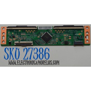 T-CON ORIGINAL PARA TV HISENSE / NUMERO DE PARTE E3CCBB580006 / 102N2B / CV580U1-T01 / E3CCBB5800060G / PANEL HD580Y3U92-L8 / DISPLAY CV580U1-T01 REV:02 / BOARD CV580U1-T01-XL-5 / CV580U1-T01-XR-6 / MODELO 58U6HF