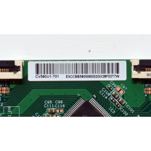 T-CON ORIGINAL PARA TV HISENSE / NUMERO DE PARTE E3CCBB580006 / 102N2B / CV580U1-T01 / E3CCBB5800060G / PANEL HD580Y3U92-L8 / DISPLAY CV580U1-T01 REV:02 / BOARD CV580U1-T01-XL-5 / CV580U1-T01-XR-6 / MODELO 58U6HF