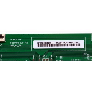 T-CON ORIGINAL PARA TV LG / NUMERO DE PARTE 44-9772044B / 47-6021715 / HF860QUB-E2D-V01 / 44-9772044BUY1B45R / HF860QUBE2D / DISPLAY HF860QUB-E2D / PANEL NC860QQD / BORAD HF860QUB-E2D_R1_V01 / HF860QUB-E2D_L1_V01 / MODELO 86QNED90TAA.BUSFLJR