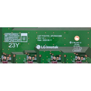 LED DRIVER ORIGINAL PARA TV LG / NUMERO DE PARTE EBR39174702 / 3PCR03189B / EPLH28CE1A / JAC04-0290A-P1 / 86QNED90 / PANEL NC860QQD-VBMH5 / DISPLAY HF860QUB-E2D / MODELO 86QNED90TAA / 86QNED90TAA.BUSFLJR