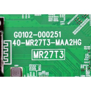 MAIN ORIGINAL PARA TV TCL 4K UHD HDR FIRE TV / NUMERO DE PARTE G0301-000504 / G0102-000251 / 40-MR27T3-MAA2HG / MR27T3 / G0301-000504-Z00 / PANEL LVU550NDAL / DISPLAY ST5461D17-1 VER.2.1 / BOARD ST5461D17-1-XR-1 / ST5461D17-1-XL-2 / MODELO 55F35