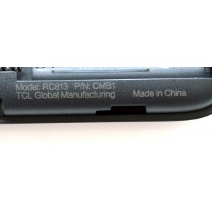 CONTROL REMOTO ORIGINAL NUEVO PARA TV TCL FIRE TV / CON COMANDO DE VOZ / NUMERO DE PARTE 21001-000167 / RC813 / CMB1 / CRF24070905055 / W8U-RC813B / 25533-RC813B / RF555A-T1-03 6 / MODELO 75Q650F / 65Q651F / 55S450F