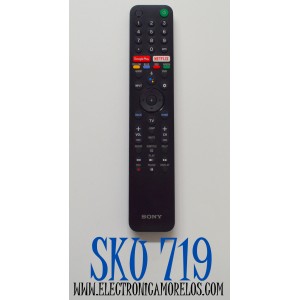 CONTROL REMOTO ORIGINAL PARA SMART TV SONY / CON COMANDO DE VOZ / NUMERO DE PARTE RMF-TX500U / MG3-TX500U / 2575A-TX500U / RCPSORM18-1849 / Q20D0008503B / P18169-C01 / MODELO XBR55A9G / XBR65A9G / XBR75X950G / X955G / X977A9G / XBR85X850G / XBR-98Z9G