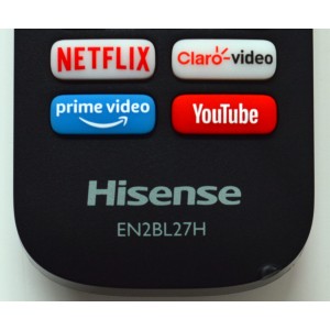 CONTROL REMOTO ORIGINAL PARA TV HISENSE / NUMERO DE PARTE EN2BL27H / ZDA6200317 / MODELO 40H5580F / 40H5060F