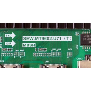 MAIN ORIGINAL PARA TV SHARP 4K UHD HDR / NUMERO DE PARTE 4PB65EJ2U / SEW.MT9602.U71 (T) / MBSH / 4PB65EJ2U 136 / PANEL K650WDF / DISPLAY JR645R3HA3L / MODELO 4P-B65EJ2U