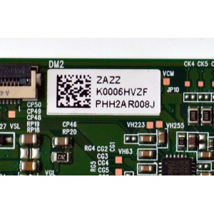 T-CON ORIGINAL PARA TV SHARP / NUMERO DE PARTE K0006HVZF / 167003945A / BG0004200 / ZAZZ / PHH2A R008J / PANEL K650WDF / DISPLAY JR645R3HA3L / MODELO 4P-B65EJ2U