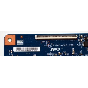 T-CON ORIGINAL PARA TV VIZIO / NUMERO DE PARTE 5565T56C08 / 75T05-C03 CTRL BD / UZ-5565T56-C08-08T / 55.65T56.C08 / 4006907-R110L-03 / PANEL T650QVF09.4 / DISPLAY T650QVN07.2 / MODELO P65QX-H1
