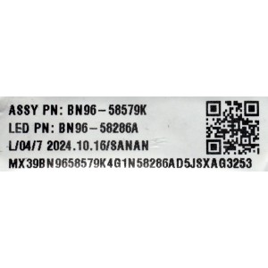 MAIN ORIGINAL PARA TV SAMSUNG 4K UHD HDR / NUMERO DE PARTE BN96-58722R / BN41-03231A / BN41-03231 / KANT_SU2E_DU7000 / BN9658722R / BN96-58579K / BN96-58286A / PANEL CY-BD055HGXVDH / DISPLAY LC550EQC (SS)(A4) / MODELO UN55DU7200BXZA / UN55DU7200BXZA SF14