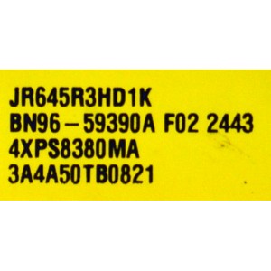 MAIN ORIGINAL PARA TV SAMSUNG 4K UHD SMART TV / NUMERO DE PARTE BN96-59954C / BN41-03231A / BN41-03231 / KANT_SU2E_DU7000 / BN9659954C / BN96-58578E / BN96-58289A / PANEL CY-BD065HGSV4H / DISPLAY JR645R3HD1K / BN96-59390A / MODELO UN65DU6900FXZA UF06