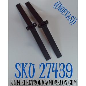 KIT DE BASES ORIGINAL NUEVAS PARA TV LG 2 PIEZAS / NUMERO DE PARTE MEZ69071701 / MEZ69071708 / MEZ69071701(REV01) / MEZ69071708(REV00) / MAM660025 / MODELO 86UQ90 / 70" / 75"